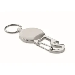 Gift Campaign Porta badge retrattile in ABS con anello portachiavi e apribottiglie></noscript> Portachiavi Apribottiglie