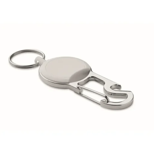Gift Campaign Porta badge retrattile in ABS con anello portachiavi e apribottiglie> Portachiavi Apribottiglie