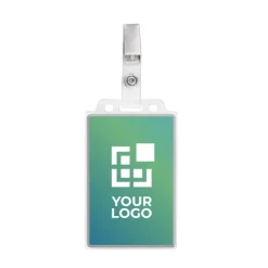 Gift Campaign Porta badge rigido perfetto da agganciare alla tasca 5,5x8,7cm></noscript> Lanyard E Porta Badge Personalizzati