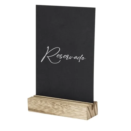 Gift Campaign Porta grafica a lavagna a doppia faccia rettangolare con base in> Altri Utensili Da Cucina