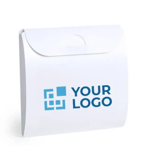 Gift Campaign Porta mascherina grande plastica bianca per personalizzazione Folder> Gadget Per Medici E Infermieri