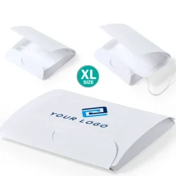 Gift Campaign Porta mascherina grande plastica bianca per personalizzazione Folder></noscript> Gadget Per Medici E Infermieri
