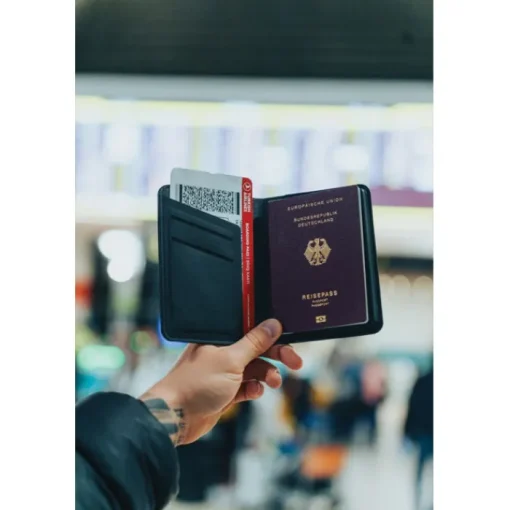 Gift Campaign Porta passaporto con localizzatore Dov'è di Apple Trackmate> Portafogli|Accessori Da Viaggio