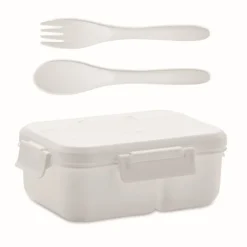 Gift Campaign Porta pranzo con logo grande con posate e due scomparti 1L All-in-one> Gadget Per La Scuola|Porta Pranzo