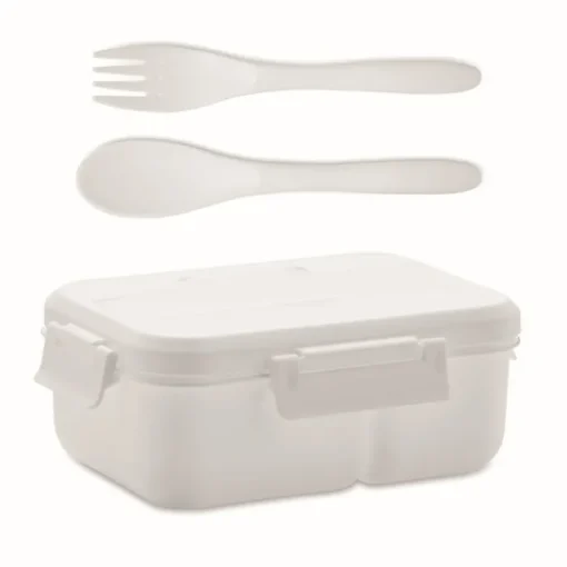 Gift Campaign Porta pranzo con logo grande con posate e due scomparti 1L All-in-one> Gadget Per La Scuola|Porta Pranzo