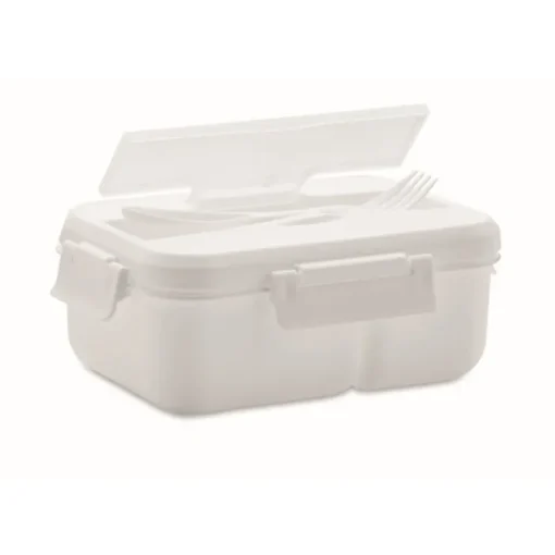 Gift Campaign Porta pranzo con logo grande con posate e due scomparti 1L All-in-one> Gadget Per La Scuola|Porta Pranzo