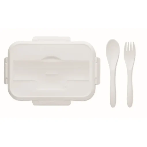 Gift Campaign Porta pranzo con logo grande con posate e due scomparti 1L All-in-one> Gadget Per La Scuola|Porta Pranzo