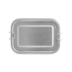 Gift Campaign Porta pranzo personalizzati in acciaio inox riciclato con fibbie laterali 750ml> Porta Pranzo