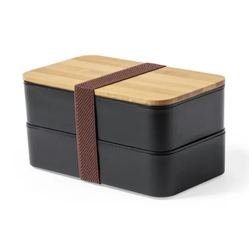Gift Campaign Porta pranzo personalizzati senza BPA con coperchio in bambù 1,4l Mix Duo> Porta Pranzo