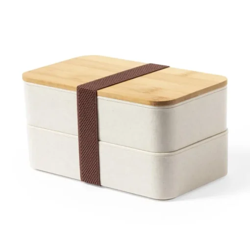 Gift Campaign Porta pranzo personalizzati senza BPA con coperchio in bambù 1,4l Mix Duo> Porta Pranzo