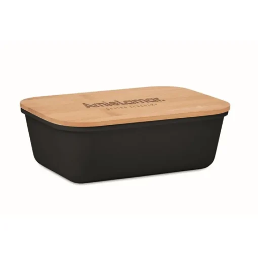 Gift Campaign Porta pranzo personalizzati con coperchio in bambu 1L Mix Bamboo> Porta Pranzo