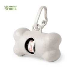 Gift Campaign Porta sacchetti per cani in fibra di bambù da personalizzare Eco Bone> Gadget Per Animali