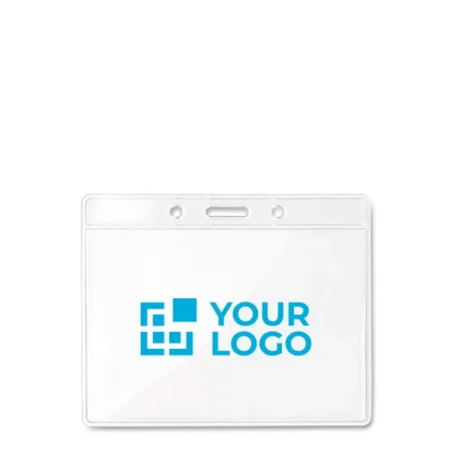 Gift Campaign Portabadge personalizzato con logo senza nastro Pass> Lanyard E Porta Badge Personalizzati