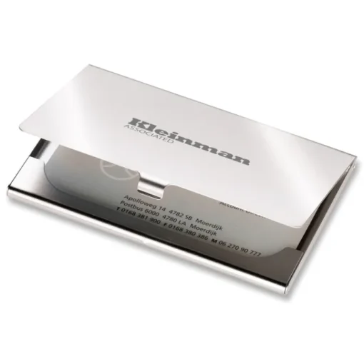 Gift Campaign Portabiglietti da visita personalizzati in metallo satinato ClassiCase> Gadget Per L'Ufficio|Porta Biglietti Da Visita