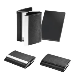 Gift Campaign Portabigliettini da visita doppio scomparto placca metallo Executive></noscript> Gadget Per L'Ufficio|Porta Biglietti Da Visita