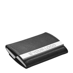 Gift Campaign Portabigliettini da visita doppio scomparto placca metallo Executive></noscript> Gadget Per L'Ufficio|Porta Biglietti Da Visita