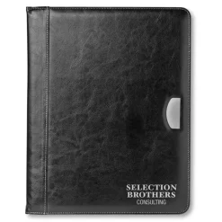 Gift Campaign Portablocco aziendale A4 in pelle con fogli a righe e tasche Uptown></noscript> Portadocumenti Personalizzati