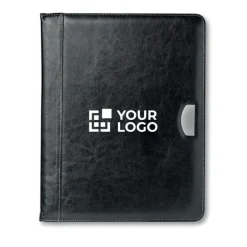 Gift Campaign Portablocco aziendale A4 in pelle con fogli a righe e tasche Uptown></noscript> Portadocumenti Personalizzati