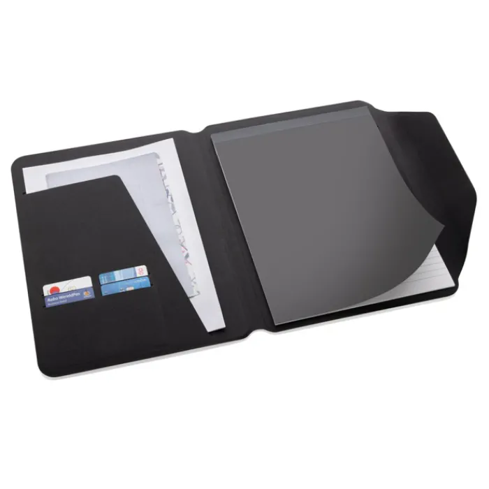 Gift Campaign Portablocco con copertina rigida in noce con carta 70 g/m2 A4 a righe> Portadocumenti Personalizzati