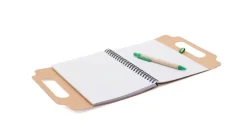 Gift Campaign Portablocco con fogli neutri post-it e penna cartone riciclato Voyage></noscript> Block Notes|Taccuini Tascabili E Quadernini A6