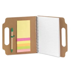 Gift Campaign Portablocco con fogli neutri post-it e penna cartone riciclato Voyage></noscript> Block Notes|Taccuini Tascabili E Quadernini A6