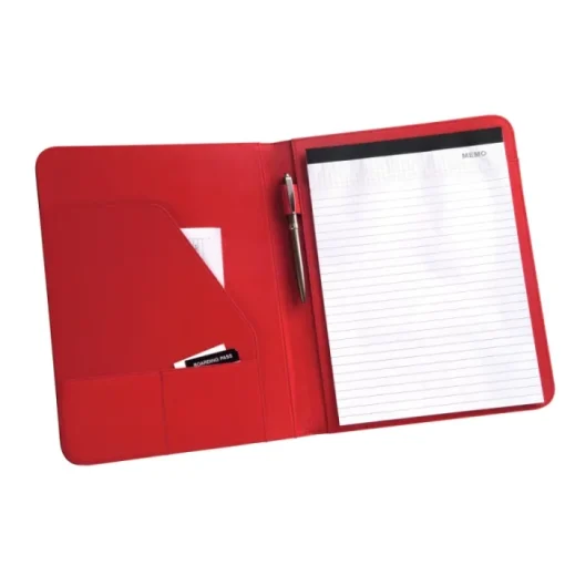 Gift Campaign Portablocco con logo bicolore fogli bianchi e tasca con patta Colors> Portadocumenti Personalizzati