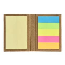 Gift Campaign Portablocco di carta kraft con memo stickers in 2 formati></noscript> Post-It E Memo