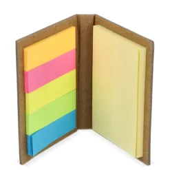 Gift Campaign Portablocco di carta kraft con memo stickers in 2 formati></noscript> Post-It E Memo