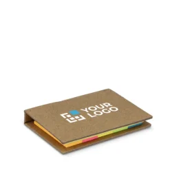 Gift Campaign Portablocco di carta kraft con memo stickers in 2 formati></noscript> Post-It E Memo