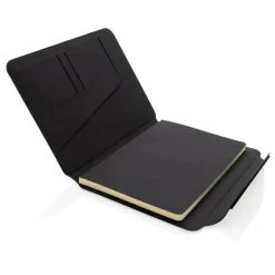 Gift Campaign Portablocco in RPET e noce con carta color crema A5 a righe Teri> Portadocumenti Personalizzati