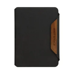 Gift Campaign Portablocco in RPET e noce con carta color crema A5 a righe Teri></noscript> Portadocumenti Personalizzati