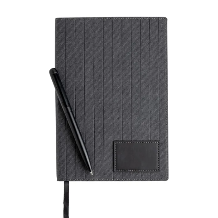 Gift Campaign Portablocco in similpelle con penna in metallo A5 fogli lisci> Quaderni A5