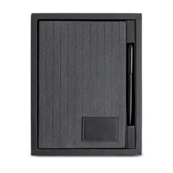 Gift Campaign Portablocco in similpelle con penna in metallo A5 fogli lisci><noscript><img width=