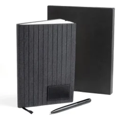 Gift Campaign Portablocco in similpelle con penna in metallo A5 fogli lisci><noscript><img width=