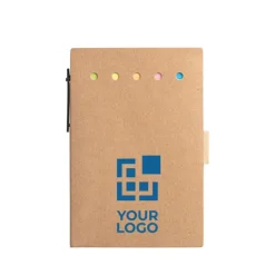 Gift Campaign Portablocco personalizzato con memo sticker e penna Circles></noscript> Post-It E Memo