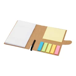 Gift Campaign Portablocco personalizzato con memo sticker e penna inchiostro nero> Post-It E Memo