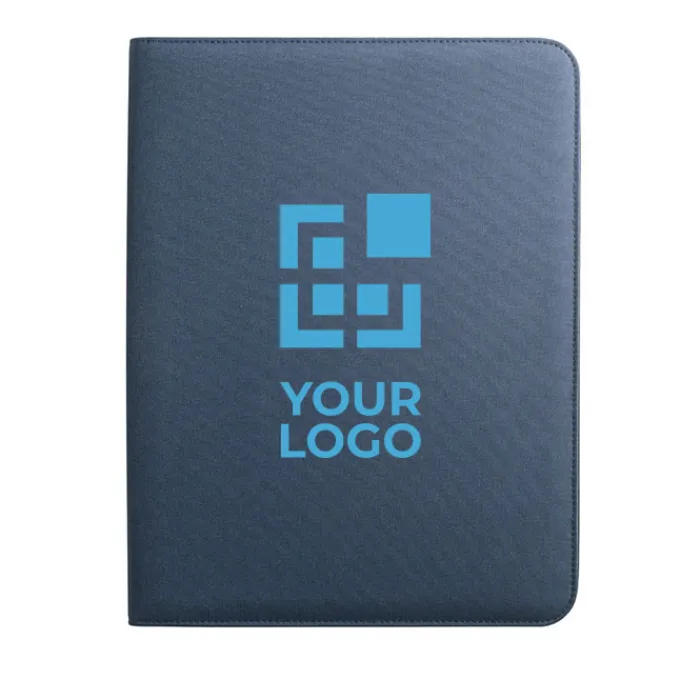 Gift Campaign Portablocco personalizzato A4 più scomparti smartphone Workshop RPET> Portadocumenti Personalizzati