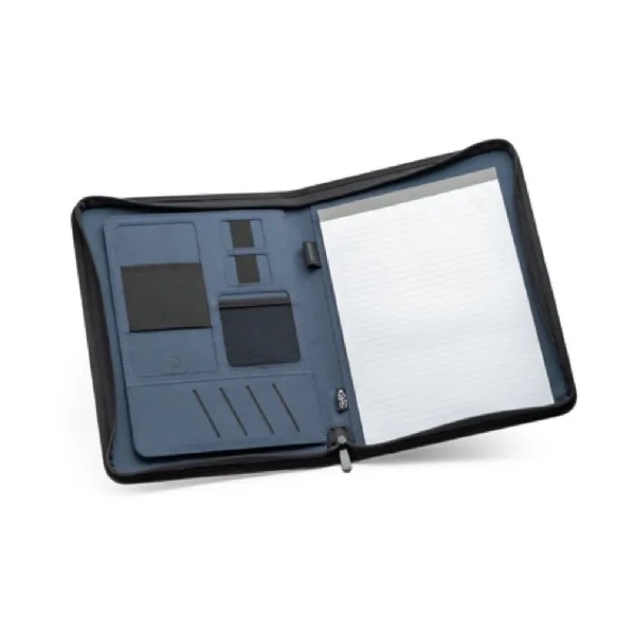 Gift Campaign Portablocco personalizzato A4 più scomparti smartphone Workshop RPET> Portadocumenti Personalizzati