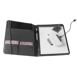 Gift Campaign Portablocco personalizzato A4 elastico più tasche e fogli Folder RPET> Portadocumenti Personalizzati