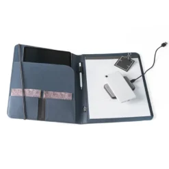 Gift Campaign Portablocco personalizzato A4 elastico più tasche e fogli Folder RPET></noscript> Portadocumenti Personalizzati