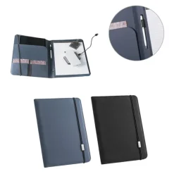 Gift Campaign Portablocco personalizzato A4 elastico più tasche e fogli Folder RPET></noscript> Portadocumenti Personalizzati