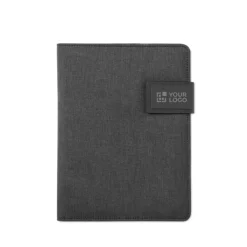 Gift Campaign Portablocco promozionale A5 con powerbank 4000 mAh TechNote></noscript> Portadocumenti Personalizzati