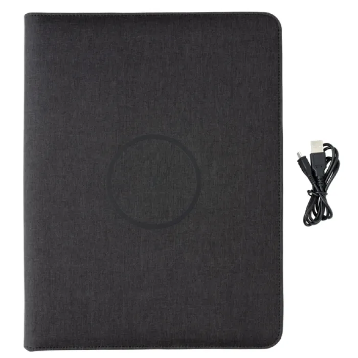 Gift Campaign Portablocco pubblicitario ricarica wireless e più tasche Pro Wireless> Portadocumenti Personalizzati