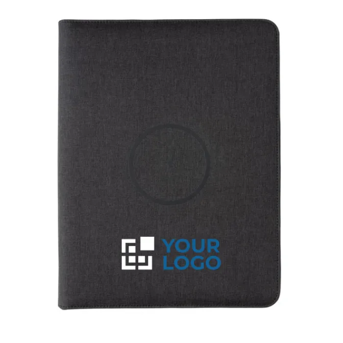Gift Campaign Portablocco pubblicitario ricarica wireless e più tasche Pro Wireless> Portadocumenti Personalizzati