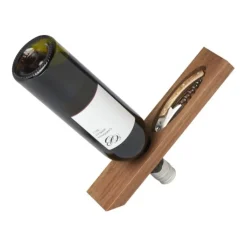 Gift Campaign Portabottiglie in di acacia con cavatappi abbinato> Altri Utensili Da Cucina