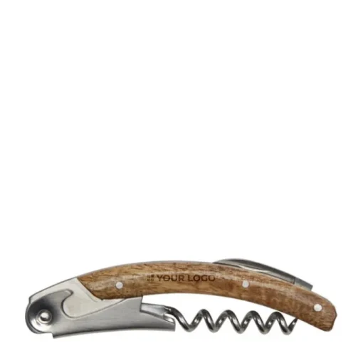 Gift Campaign Portabottiglie in di acacia con cavatappi abbinato> Altri Utensili Da Cucina