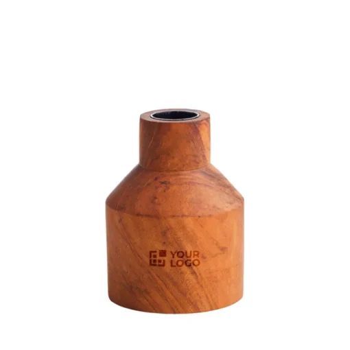 Gift Campaign Portacandela fatto a mano dall'albero di teak Originalhome> Candele