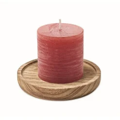 Gift Campaign Portacandele in legno con candela profumata alla vaniglia Wooden> Candele