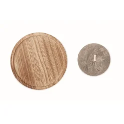 Gift Campaign Portacandele in legno con candela profumata alla vaniglia Wooden></noscript> Candele