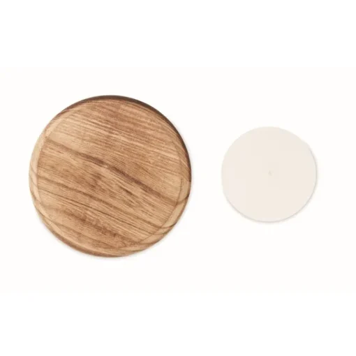 Gift Campaign Portacandele in legno con candela profumata alla vaniglia Wooden> Candele